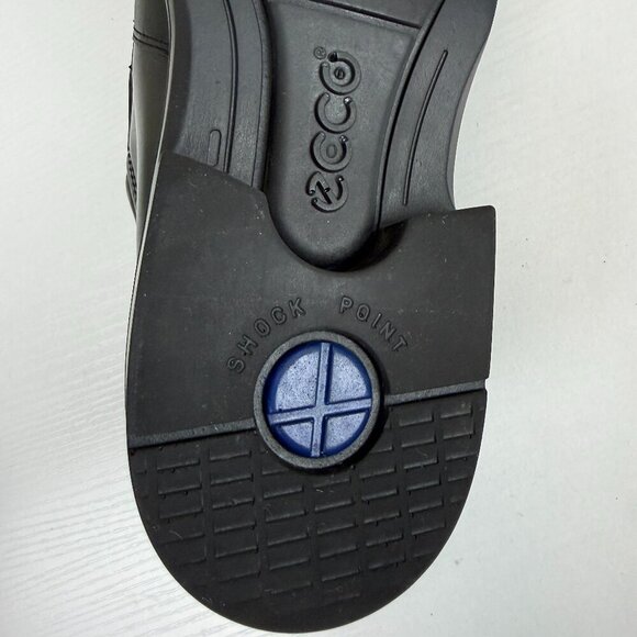 EUC ECCO City Black Leather Oxford Dress Shoes - Picture 11 of 12